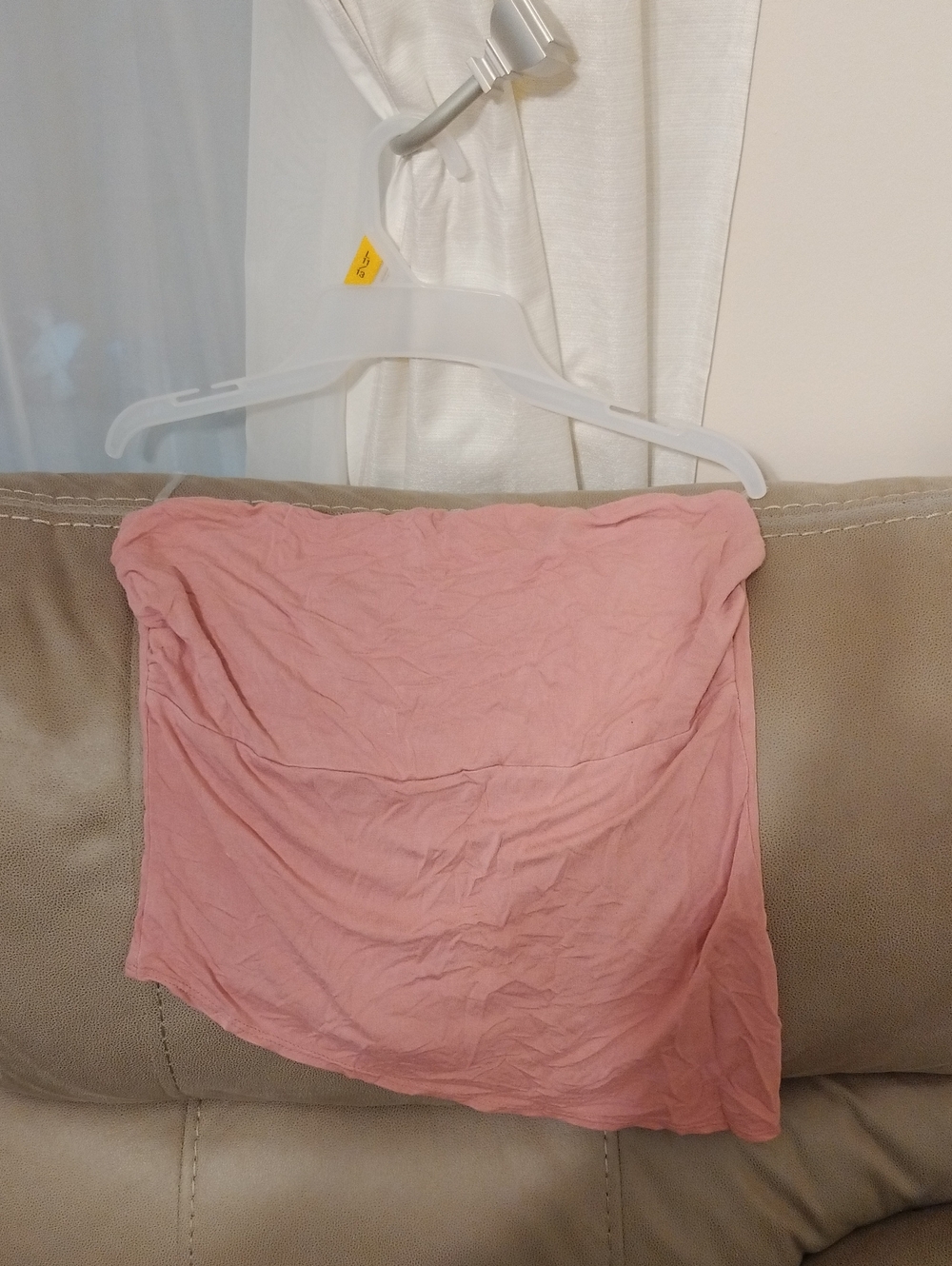See You Monday Dusty Pink Strapless Tube Top